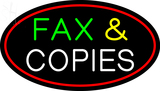 Custom Fax And Copies Neon Sign 1