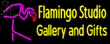 Custom Flamingo Studio Gallery And Gifts Neon Sign 3
