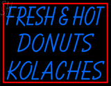 Custom Fresh And Hot Donuts kolaches Neon Sign 1