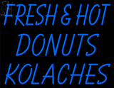 Custom Fresh And Hot Donuts Kolaches Neon Sign 2