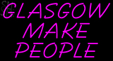 Custom Glasgow Make People Neon Sign 2