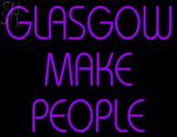 Custom Glasgow Make People Neon Sign 4