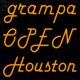 Custom Grampa Open Houston Neon Sign 1