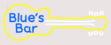 Custom Guitar Blues Bar Logo Neon Sign 4