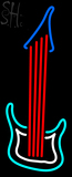 Custom Guitar Logo Neon Sign 2