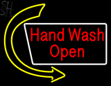 Custom Hand Wash Open Neon Sign 1