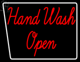 Custom Hand Wash Open Neon Sign 2