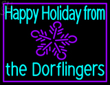 Custom Happy Holiday From The Dorflingers Neon Sign 1