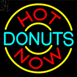 Custom Hot Donuts Now Neon Sign 1