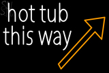Custom Hot Tub This Way Neon Sign 4
