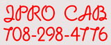 Custom Ipro Cab Phone Number Neon Sign 5