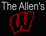 Custom Jodi Badger W The Allens Logo Neon Sign 4