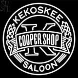 Custom Kekoskee Cooper Shop Saloon Neon Sign 2