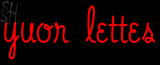 Custom Letter Neon Sign 1