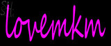 Custom Lovemkm Neon Sign 3
