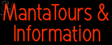 Custom Manta Tours And Information Neon Sign 3