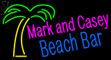 Custom Mark And Casey Beach Bar Neon Sign 1