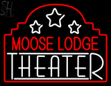 Custom Moose Lodge Theater Neon Sign 1