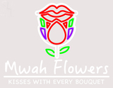 Custom Mwah Flowers Logo Neon Sign 9