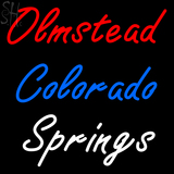 Custom Olmstead Colorado Springs Neon Sign 2