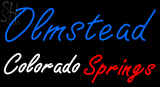 Custom Olmstead Colorado Springs Neon Sign 3