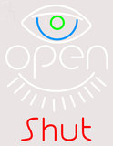 Custom Open Shut Neon Sign 1