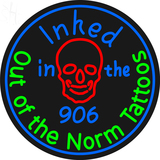 Custom Out Of The Norm Tattoos Neon Sign 1