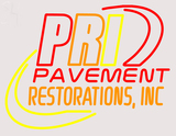 Custom Pavement Restorations Inc Logo Neon Sign 3