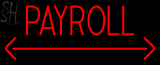 Custom Payroll With Red Arrow Neon Sign 3