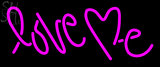 Custom Pink Love Me Wedding Neon Sign 2