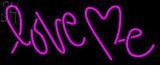 Custom Pink Love Me Wedding Neon Sign 3