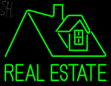 Custom Real Estate Green Home Logo Neon Sign 1