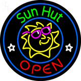 Custom Sun Hut Open Neon Sign 1