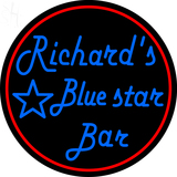 Custom The Blue Star Bar Neon Sign 7