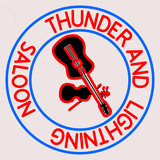 Custom Thunder And Lighting Saloon Neon Sign 6