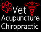 Custom Vet Caduceus Paw Acupuncture Chiropractic Neon Sign 7