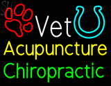 Custom Vet Horse Shoe Paw Acupuncture Chiropractic Neon Sign 8