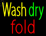 Custom Wash Dry Fold Neon Sign 2