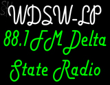Custom Wdsw Lp 88 1 Fm Delta State Radio Neon Sign 3
