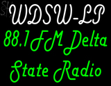 Custom Wdsw Lp 88 1 Fm Delta State Radio Neon Sign 4
