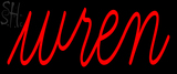 Custom Wren Neon Sign 1