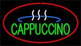 Cappuccino With Red Border Neon Sign
