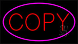 Red Copy Pink Neon Sign