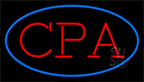 Cpa Blue Neon Sign