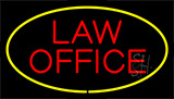 Law Office Yellow Neon Sign