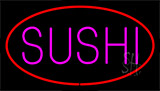 Pink Sushi Red Neon Sign
