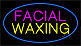 Facial Waxing Blue Neon Sign