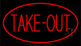 Red Take Out Animated Neon Sign