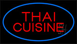 Thai Cuisine Blue Neon Sign