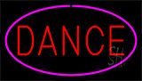 Red Dance Pink Border Neon Sign